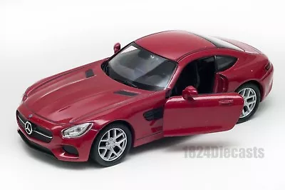 Mercedes SLS AMG GT Red Welly Scale 1:34-39 Model Toy Car Gift • $14.08