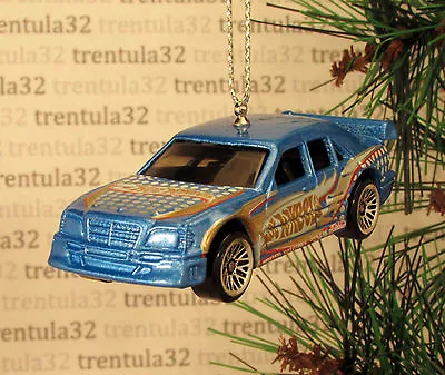 Mercedes-benz C-class 4 Door Sports Car Blue Gold Christmas Tree Ornament Xmas • $10.99