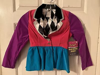 Spirit Halloween Mad Hatter Jacket Child's Sz: S ~Brand New~ • $10