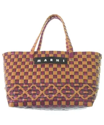 MARNI Basket Bag PurplexBrownish 2200382916175 • $186