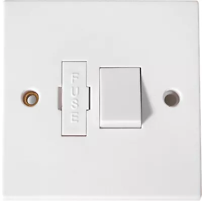£3.99 • Buy 1 Gang Spur Wall Switch 13 Amp Fused Connection Unit Switched - White