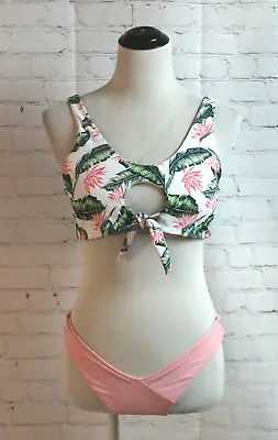 S ~ NWT ~ ZAFUL Women's 2 Pc Bikini Swimwear - Pink ~ Sz 10 • $9.99