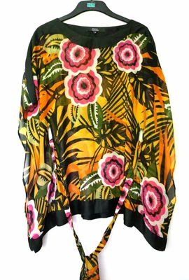 £14 • Buy Star By Julien Macdonald Women’s Semi Sheer Kaftan Cover-up Top UK 16