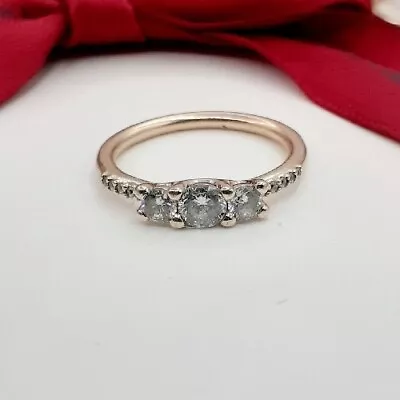 Genuine Pandora Rose Ring #186242CZ Sparkling Elegance Size 50 Rrp$119  • $44