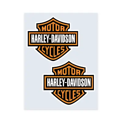 $3.99 • Buy Harley Davidson Motorcycle Decal Vinyl Sticker Waterproof 70mm X 60mm