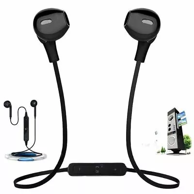 Wireless Bluetooth 5.0 Headphones Sports Premium Earphones For Samsung IOS UK • £3.99