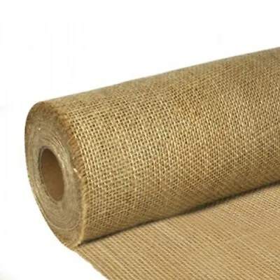 Medium Weight Hessian Cloth Natural Fine Jute Sheet Sack  Art Craft Fabric 60  • £5.99