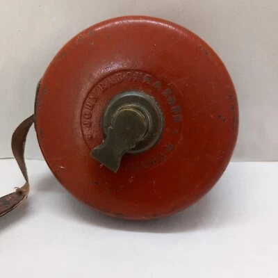 £10 • Buy Vintage John Rabone & Sons 50 Foot Tape Measure