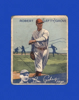 $109.50 • Buy 1934 Goudey Set-Break # 19 Lefty Grove LOW GRADE (crease) *GMCARDS*