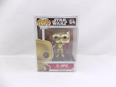 Brand New Funko Pop C-3PO (Chrome Gold) 64 Star Wars The Force Awakens Vinyl ... • $34.90