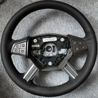 Car Steering Wheel Leather Cover For Mercedes Benz R GL M Class 2006-2009 W164 • $11.99