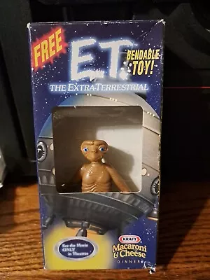 E.T. Vintage 2002 Extra Terrestrial Bendable Toy Kraft Mac N Cheese In Box • $1.99