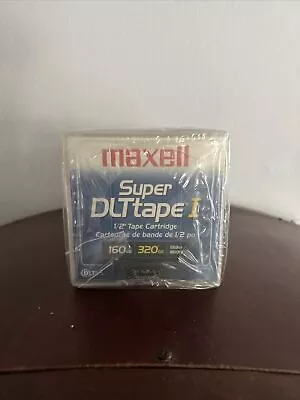 New Seal Maxell Super DLT Tape I 160 GB/320 GB 1/2  Data Tape Cartridge 5 QNTY • $32.50