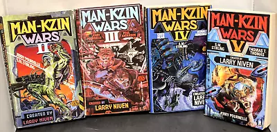 MAN-KZIN WARS Larry Niven 2 3 4 5-- 4 Books  II III IV V • $17