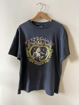 Vtg 90's Nirvana Unplugged T-Shirt Kurt Cobain 1967-1994 The Sun Is Gone Grunge • $184.50