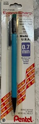 `Vintage Pentel Econo-Sharp  0.7mm Automatic Mechanical Pencil TEAL TURQUOISE • $11.99