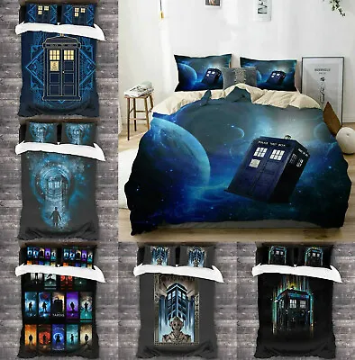 £61.55 • Buy Doctor Who Bedding Set 3PCS Of Duvet Cover Pillowcases Comorter Cover UK Size