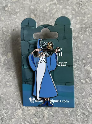 New Disney DLRP DLP Disneyland Paris Sword In The Stone Merlin Archimedes Pin • $22.75