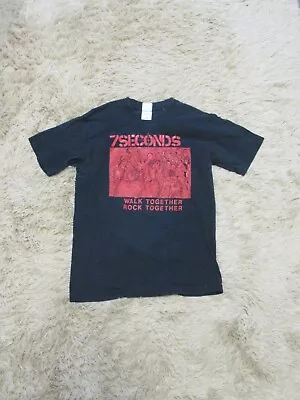 T-Shirt 7 Seconds Walk Together Rock Together Small Red • $29.09