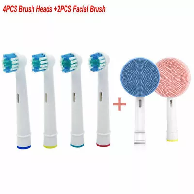 Facial Cleansing Brush Head Fit Oral B Pro1000 Pro3000 Pro5000 Pro7000 Pro500 • $20.89