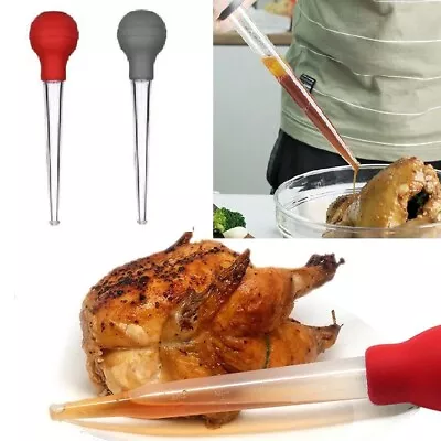 Turkey Baster Cooking BBQ Meat Flavor Food Basting Measuring Tube For Xmas UK • £5.99