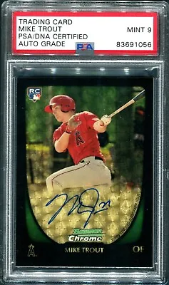 Mike Trout 2011 Bowman Chrome SUPERFRACTOR RC ROOKIE Auto *READ*!!! 1/1 • $749999.99