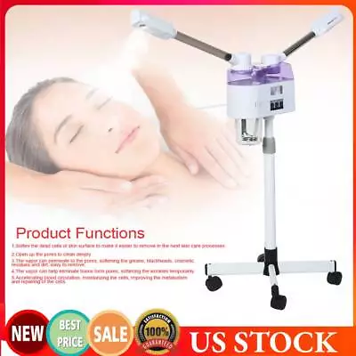 3 IN1 Facial Steamer Ozone Steam Spa Hot+Cold Salon Sauna Sprayer Skin Equipment • $75.99