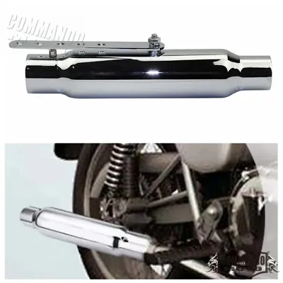 Motorcycle Shorty Exhaust Pipe For Harley Honda Suzuki Yamaha BMW Cafe Racer • $70.97