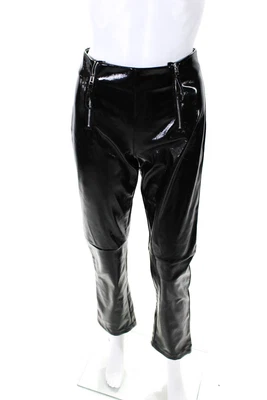 $89.99 • Buy Staud Womens Zip Front Black High Waisted Straight Trouser Pants Size 4