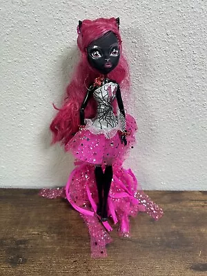 Monster High Doll CATTY NOIR BLACK CAT SINGER 13 WISHES • $29.99