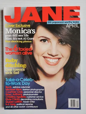 2000 JANE Magazine MONICA LEWINSKY Sophie Dahl Sofia Coppola Joan Jett Blondie • $19.99