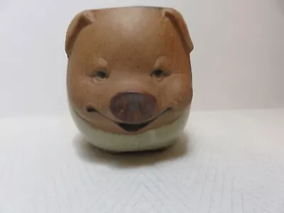 Vintage Gempo UCTCI Japan Redware Happy Pig Coffee Mug • $10.86