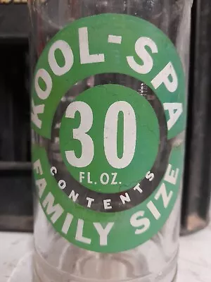 Kool Spa Soft Drinks Cordials Pyro/ceramic Label Bottle Armidale  Melbourne  • $34.99