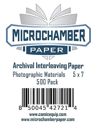 MicroChamber Interleaving Paper For Photographic Materials 5 X 7 - 500 Pack • $59.99