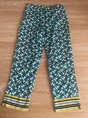 Zara Womens Patterned Trousers Size Small EU 36 • £5