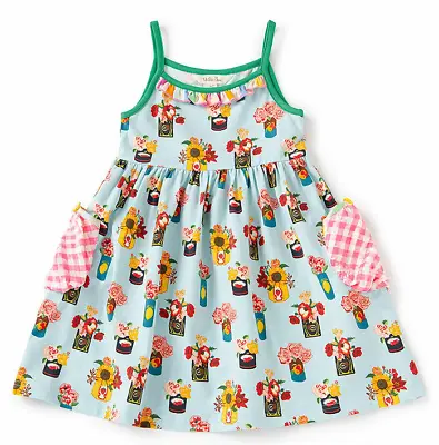 GIRLS MATILDA JANE Brilliant Daydream Pocketful Of Flowers Dress SIZE 12 NWT • $40.95