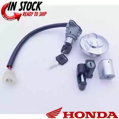 Honda Ignition Switch / Keys Fuel Cap Lock Set 2005-2009 Honda Vtx1300 Oem • $225.95