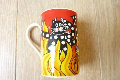 Dunoon Stoneware Mug Cat In Hells Chance By Jane Brookshaw. VGC • £7.95