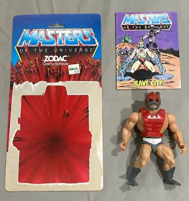 Zodac With Card & MiniComic Series1 Vintage MOTU Action Figure Masters Universe • $32.39