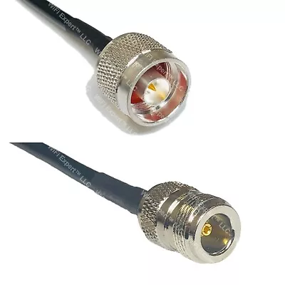 RG58 N MALE To N FEMALE Coaxial RF Cable USA-Ship Lot • $14.49