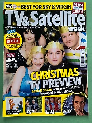 TV & SATELLITE WEEK Mag 30-Nov-2019 GAVIN & STACEY Ian Somerhalder Aaron Paul UK • $16.41