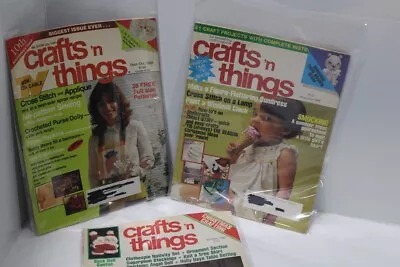 VTG Crafts's Thing Magazine Lot Of 3  Issue Sep/Oct 85. May/June 85  Nov/Dec 83 • $20