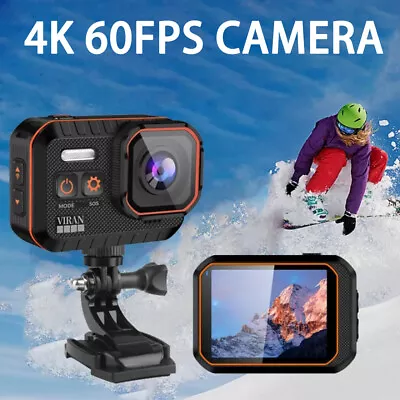 4K HD Action Camera WiFi Sports Video Underwater Waterproof Camera With Remote • $75.09