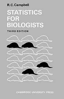 Statistics For Biologists 3ed By Campbell Paperback Book The Cheap Fast Free • £4.99