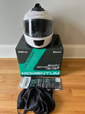 Sena Momentum Pro Motorcycle Helmet Built In Camera Many Other Features • $325