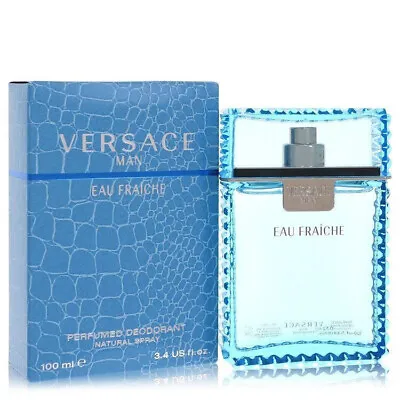 Versace Man By Versace Eau Fraiche Deodorant Spray 3.4 Oz For Men • $37.50