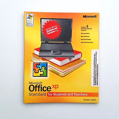 Microsoft  Office Xp Standard For Students And Teachers 2002 Version SEALED NEW • $15.99