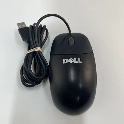 Vintage Dell 3 Button Ball Mouse Black Trackball Usb Mo56uc • £9.99