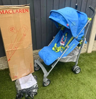 £179.95 • Buy *Maclaren Quest Lightweight Compact Umbrella Stroller From Birth Marina/Limeade*