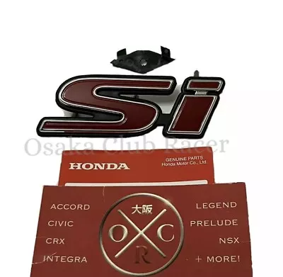 New OEM EP3 Honda Civic Si Front Grille Emblem Badge Genuine 02-05 01 03 04 • $59.95